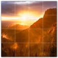 thumbnail image 1 of Picture-Tiles.com: Sunset Ceramic Tile Wall Mural WAL500963-44S. 17"W x 17"H using (16) 4.25" x 4.25" Ceramic Tiles-Satin Finish, 1 of 3