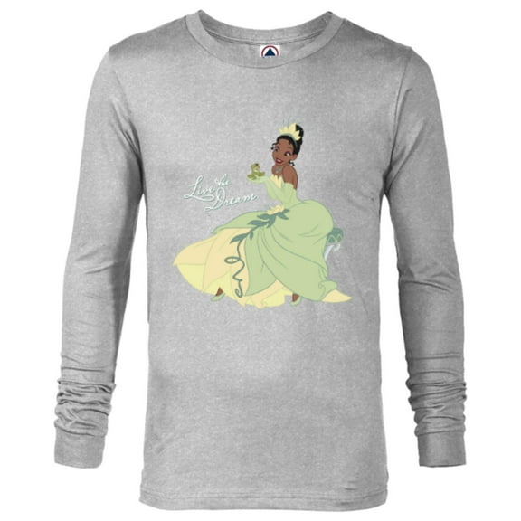 Disney The Princess and the Frog Tiana Dream T-Shirt - Long Sleeve T-Shirt for Men - Customized-Athletic Heather