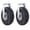 Black#66, variant on 4PCS 12IN CASTER pneumatic tire(2PCS SWIVEL+2PCS RIGID), Caster Wheel, Steel Hub with Ball Bearings, 5/8-Inch Bore Centered Axle -black,