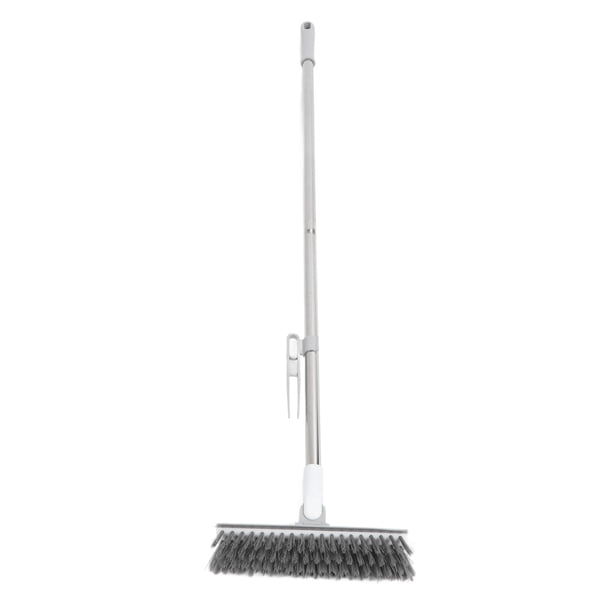 Cepillo De Suelo 2 En 1, Cepillo De Cerdas Rígidas Para Azulejos, Cepillo Giratorio De 180 Grados Para Lechada, Limpieza Con Largo, Y Cocina
