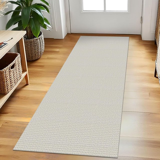Woven Area Rug x Ft Washable Rugs for Entryway Non Slip Braided Throw Rugs Bedroom Rugs Cotton Entry Rug Cotton Floor Carpet for Bedroom Dining Room Living Room Orange/Tan/