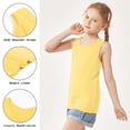 thumbnail image 6 of Cooraby 5 Pieces Girls Dance Tank Tops Toddler Racerback Sleeveless Top Girl Undershirts for Ballet Gymnastics 2T-16Years, 6 of 8