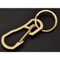 thumbnail image 1 of Alsmiley Mosquetón de Acero Inoxidable Clip Anillo Retráctil Conjunto Llavero Ganchos de Liberación Rápida para Hombres Mujeres Oro, 1 of 5