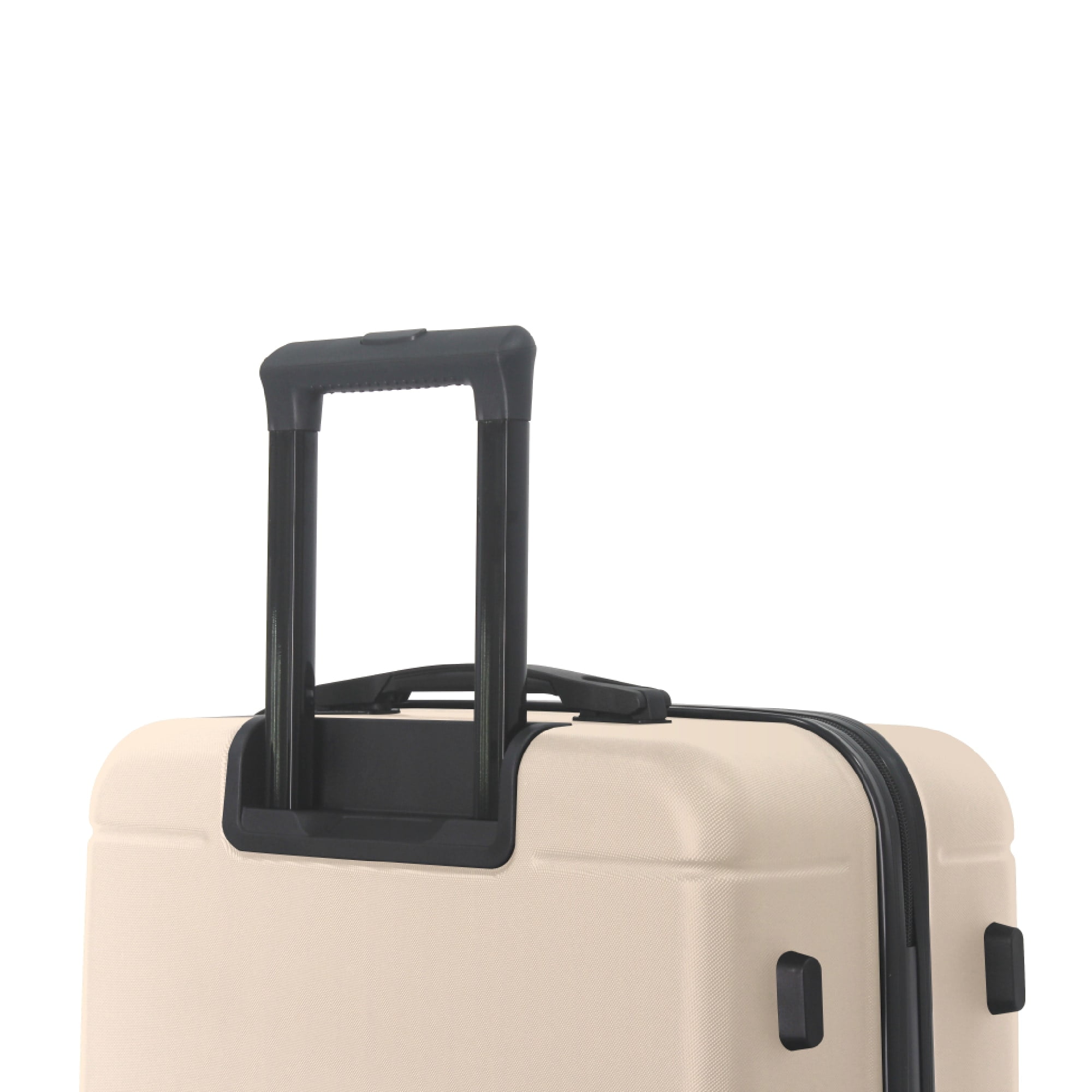 MAYEERTY 3-Piece ABS Luggage Set, Spinner Wheels, TSA Lock, Lightweight Suitcase, Beige