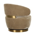 thumbnail image 4 of Austin Oat Recycled Fabric Swivel Chair, 4 of 5