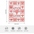thumbnail image 6 of Cervix Uterus Blanket OBGYN at Your Cervix Throw Blanket All Season Ultra Soft Cozy Fleece Hysterectomy Gifts Fuzzy Plush Bedding Blankets Hysterectomy Recovery Gifts for Girls Women 80"x60", 6 of 6