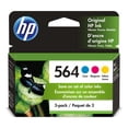 thumbnail image 1 of Cartuchos de tinta HP 564 cian, magenta y amarillo (paquete de 3), 1 of 6
