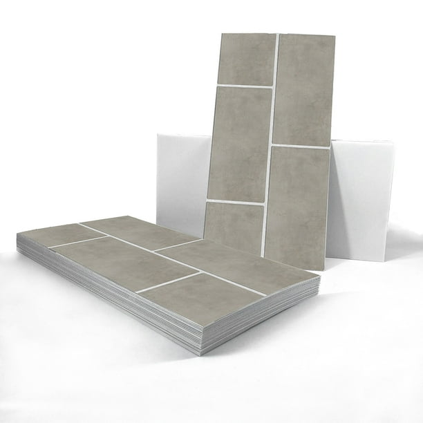 CUH 12x6 Inch Oil Proof Backsplash Tiles Peel And Stick Tile Self