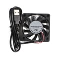 thumbnail image 1 of USB Fans CPU Cooling Radiator 5V 2Pin USB Fans for Computer Case-Server Radiator 4cm 5cm 6cm 7cm Quiet 4500-5500RPM 6x6x1cm, 1 of 6
