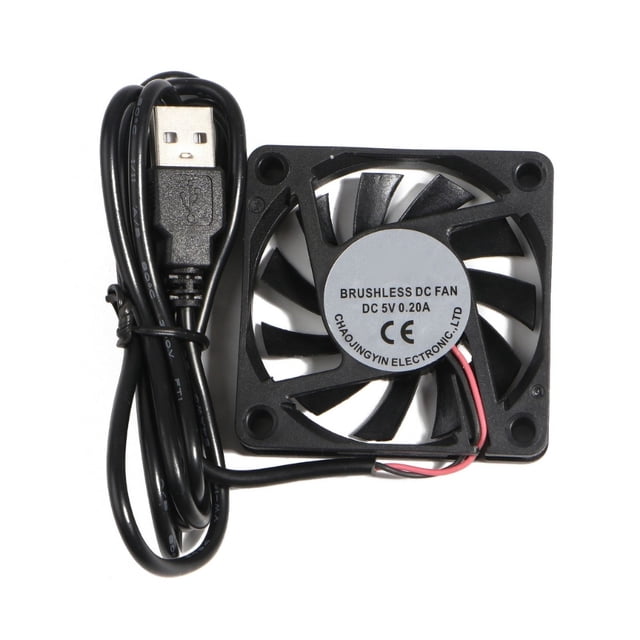 USB Fans CPU Cooling Radiator 5V 2Pin USB Fans for Computer Case-Server Radiator 4cm 5cm 6cm 7cm Quiet 4500-5500RPM 6x6x1cm