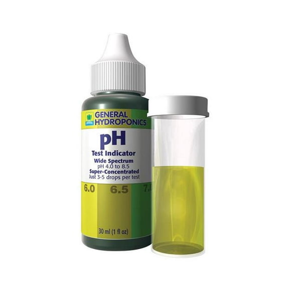 General Hydroponics 7637879 1 pz pH Test Kit - Pack of 24