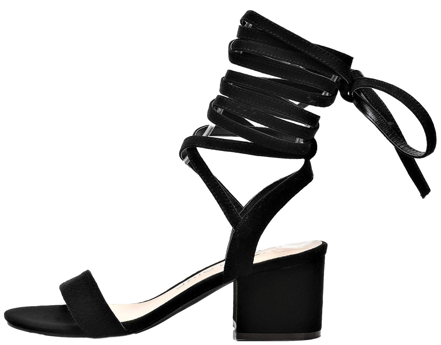 black sandals low block heel