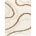 thumbnail image 2 of Hauteloom Espiye Living Room, Bedroom Area Rug - Plush Pile - Orange, Brown, Gray - 5'3" x 7', 2 of 18