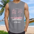 thumbnail image 2 of Gibobby Mens Sleeveless Tank Tops Workout Cut Off Shirts Muscle Gym Pullover Sports Fitness Solid Color Round Neck Casual T Shirts(XXL,Grey), 2 of 5