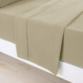 thumbnail image 2 of Unique Home Solid Bed Sheets Set - 2600 Supreme Collection - Plain 288F Double Brushed Microfiber - Wrinkle Free, Fade Resistant, Ultra Soft, Hypoallergenic -4pieces Quality Bedding Set (King, Beige), 2 of 4
