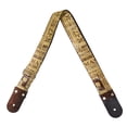 thumbnail image 1 of Correa para guitarra Strap o Tahali para guitarra acústica, bajo eléctrico, guitarra eléctrica Kidam  Letras a Mano Natural, 1 of 5