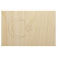 thumbnail image 1 of Turkey Flag Wood Shape Unfinished Piece Cutout Craft DIY Projects - 6.25 Inch Size - 1/8 Inch Thick, 1 of 7