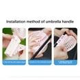 thumbnail image 3 of Umbrella Clip USB Desktop Folding Fan Handheld Mini Fan Hanging Umbrella Fan, 3 of 9
