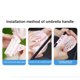 thumbnail image 3 of Umbrella Clip USB Desktop Folding Fan Handheld Mini Fan Hanging Umbrella Fan, 3 of 5