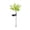 White, variant on Solar Hydrangea Ground Stake Lights, 23.6 Inch Rainbow Color Changing LED Garden Decoration for Courtyard Lawn Pathway