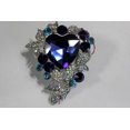thumbnail image 1 of Heart of the Ocean Pin Faux Crystal, 1 of 1