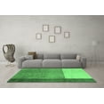 thumbnail image 3 of Ahgly Company Indoor Rectangle Abstract Emerald Green Modern Area Rugs, 7' x 9', 3 of 4