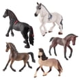 thumbnail image 3 of Animal Playset modelo Horse modelo colección ciencia juguete educativo modelo Animal realista figuras conjunto para ornamento niñas familia SM SunniMix Juguetes de simulación, 3 of 8