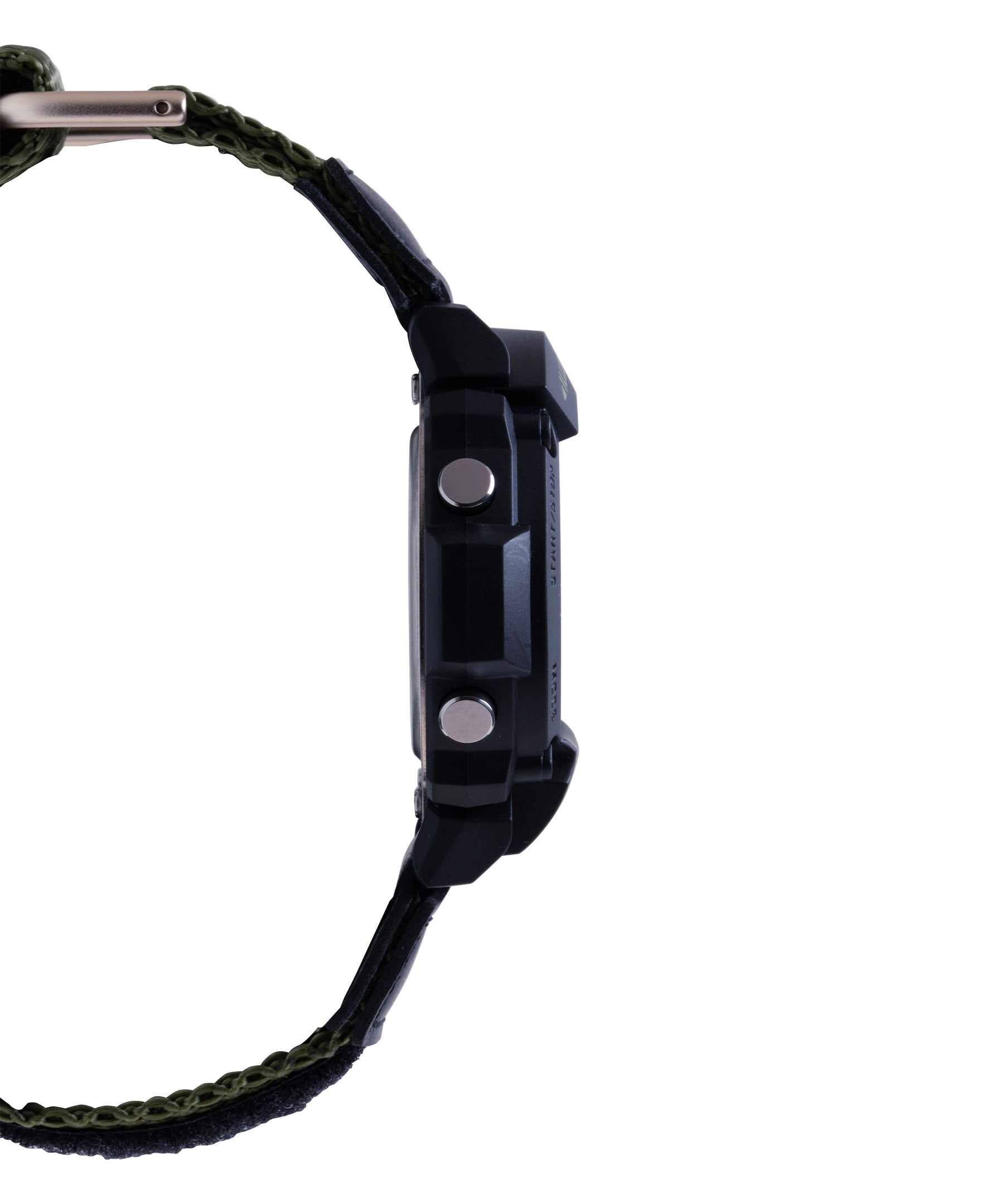 Casio Mens Digital Cloth Band Wristwatch, Green W219HB-3AV