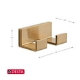 thumbnail image 3 of Delta SDD-DLT-1005 Delta-  77736-CZ Vero  Double Robe Hook  Champagne Bronze, 3 of 5