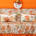 thumbnail image 2 of Fall Pumpkins Pillow Covers 12x20 Hello Fall Hello Pumpkins Farmhouse Autumn Thanksgiving Decor Lumbar Cushion Cases for Couch Home, 2 of 6