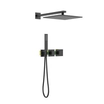 Kibi Cube 2 Function Thermostatic Shower System With Rough In Valve