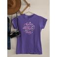 thumbnail image 3 of Mothers Day Pink Flowers Shaped T-Shirt Women -Image by Shutterstock, Female x-Large, 3 of 4