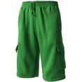 thumbnail image 1 of Men's Comfort Fleece Cargo Sweat Shorts with Drawstring, 1 of 5