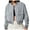 Grey, variant on Quilted Jackets for Women Womens Fashion Cropped Shackets Corduroy Button Down Crop Zip up Jackets Tops Long Sleeve Shirts Trendy 2024 (Grey,S)