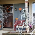thumbnail image 4 of Costway 5.4ft Halloween Skeleton Life Size Realistic Full Body Hanging w/ Movable Joints, 4 of 10