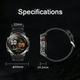 thumbnail image 3 of Men's Smartwatch, Outdoor Adventure Smart Bracelet with GPS Precise Positioning, IPX8(3ATM), Multi-sport Tracking, Wireless And Message Notifications for Android And iPhone Devices,, 3 of 16