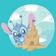 thumbnail image 2 of Girls Lilo & Stitch Alien and Sandcastle T Shirt, 2 of 4