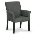 thumbnail image 4 of Gymax Set of 2 Arm Chair Guest Chair Home Office w/ Wooden Legs Gray, 4 of 6