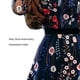 thumbnail image 4 of Guardurnaity Vestido bordado de flores para mujer, faldas de malla informales, estilo bohemio elegante, manga larga, cuello , de encaje de verano Vestidos L, 4 of 6