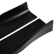 PIT66 Universal Car Rocker Panel Extension Lower Side Skirts (Double-Sided Tape NOT Included), Black 4Pack Body Side Skirt Splitter Kit