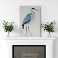 thumbnail image 5 of PixonSign Canvas Print Wall Art Watercolor Pastel Blue Heron Bird Side Profile Animals Wilderness Illustrations Modern Art Antique Vintage Farmhouse Relax/Calm/Cozy - 12"x18", 5 of 5