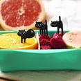 thumbnail image 2 of Plastic Animal Shaped Forks For Party Cake Dessert Fruit Kitchen Tools Ant Cat Design Pack Of 10, 2 of 7