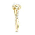 thumbnail image 3 of Rosec Jewels Lab Diamond Promise Engagement Ring - Love Knot Ring - Valentines Gift, 14K Yellow Gold, US 12.00, 3 of 8