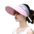 thumbnail image 1 of fastboy Soleil pour Visière Chapeaux Femmes Grande Protection de Bord Plage Chapeau de Soleil Réglable pour l'Extérieur No.5, 1 of 5