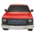 thumbnail image 2 of Ikon Motorsports Front Bumper Upper Hood Grille Grill Insert Assembly Replacement Compatible With 1988-1993 GMC C1500/C2500/C3500/K1500/K2500/K3500 Aluminum Polished Silver, 2 of 2