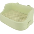 thumbnail image 1 of Rabbit Litter Box Toilet Plastic Square Cage Box Potty Trainer Litter Bedding Box Pet Pan, 1 of 9