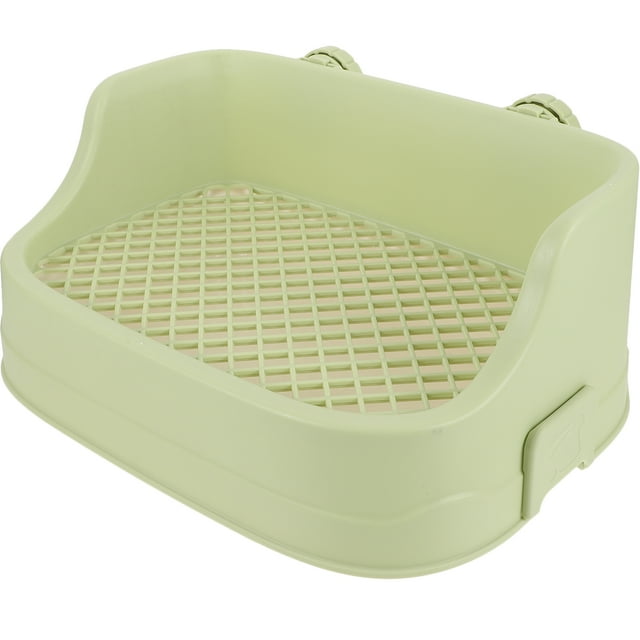 Rabbit Litter Box Toilet Plastic Square Cage Box Potty Trainer Litter Bedding Box Pet Pan