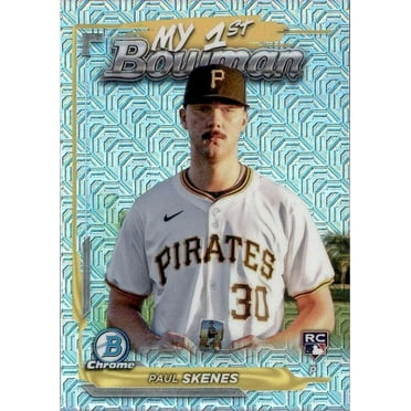 MLB 2024 Bowman Chrome Mega Box Baseball My 1st Bowman Mojo Refractor Paul Skenes M1B-36 (Rookie)