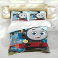 thumbnail image 5 of Bob The Train Themed Bed Sheet Set Three Piece Set 53x79 Inches Comfortable And Skin Friendly Unique Design Creating A Star Studded Night, 5 of 6