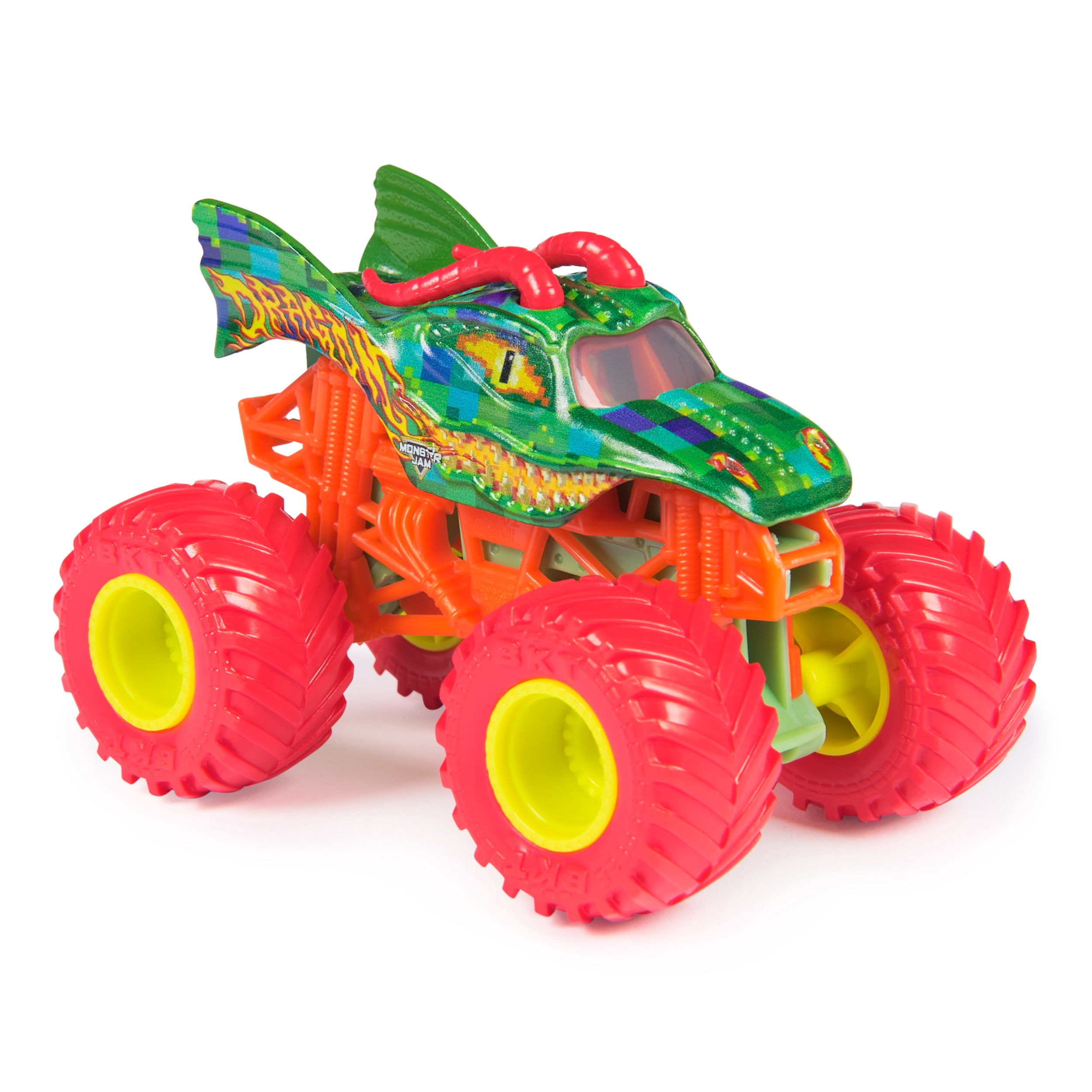 Monster Jam, Official Dragon Monster Truck, Die-Cast Vehicle, 1:64 Scale, Kids Toys for Boys Ages 3 and up